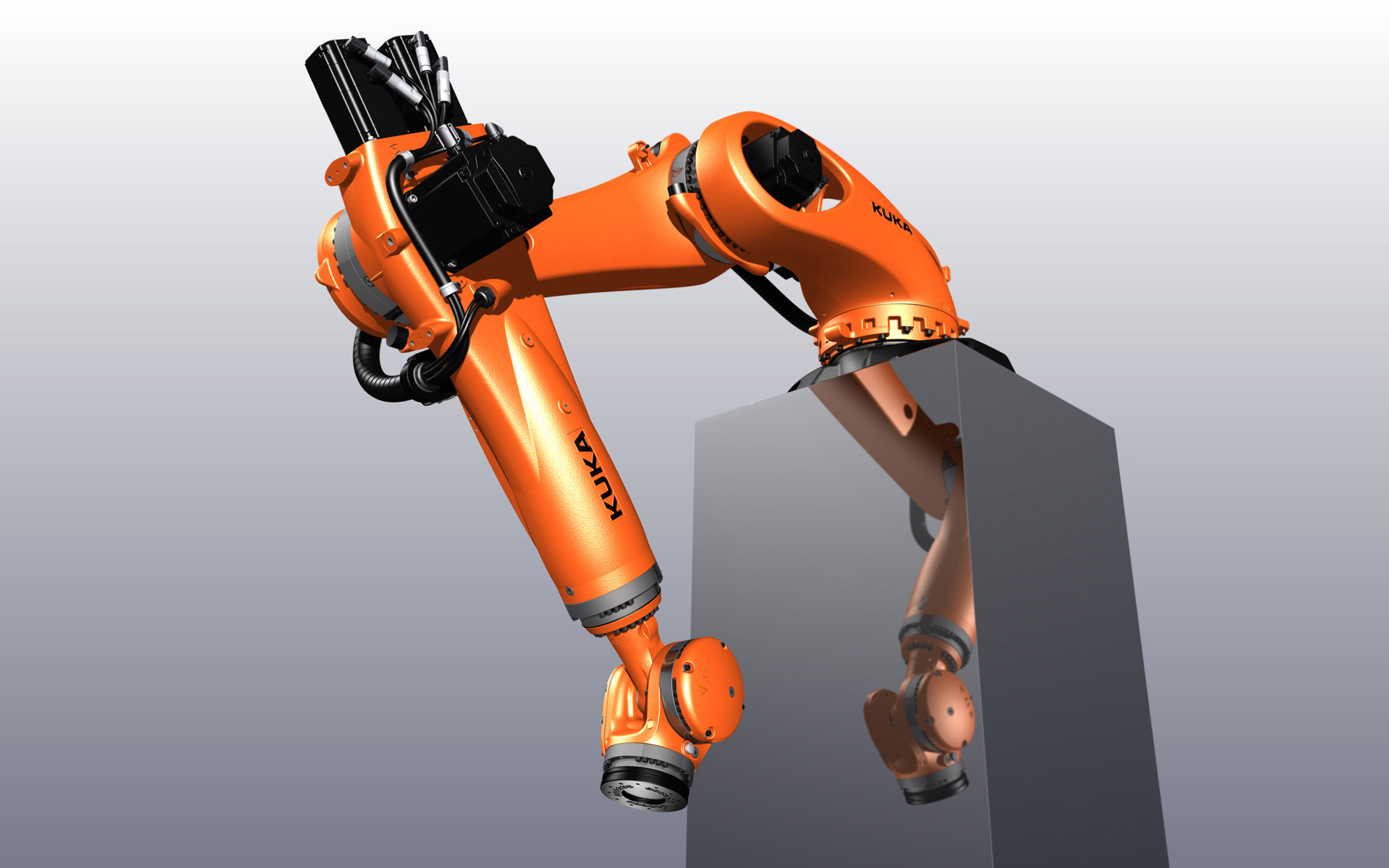 KUKA KR 240 Quantec K: perspective from below